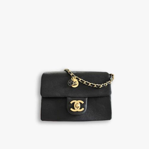 Chanel Small Flap Bag Black 18cm AS5186 B18321 94305