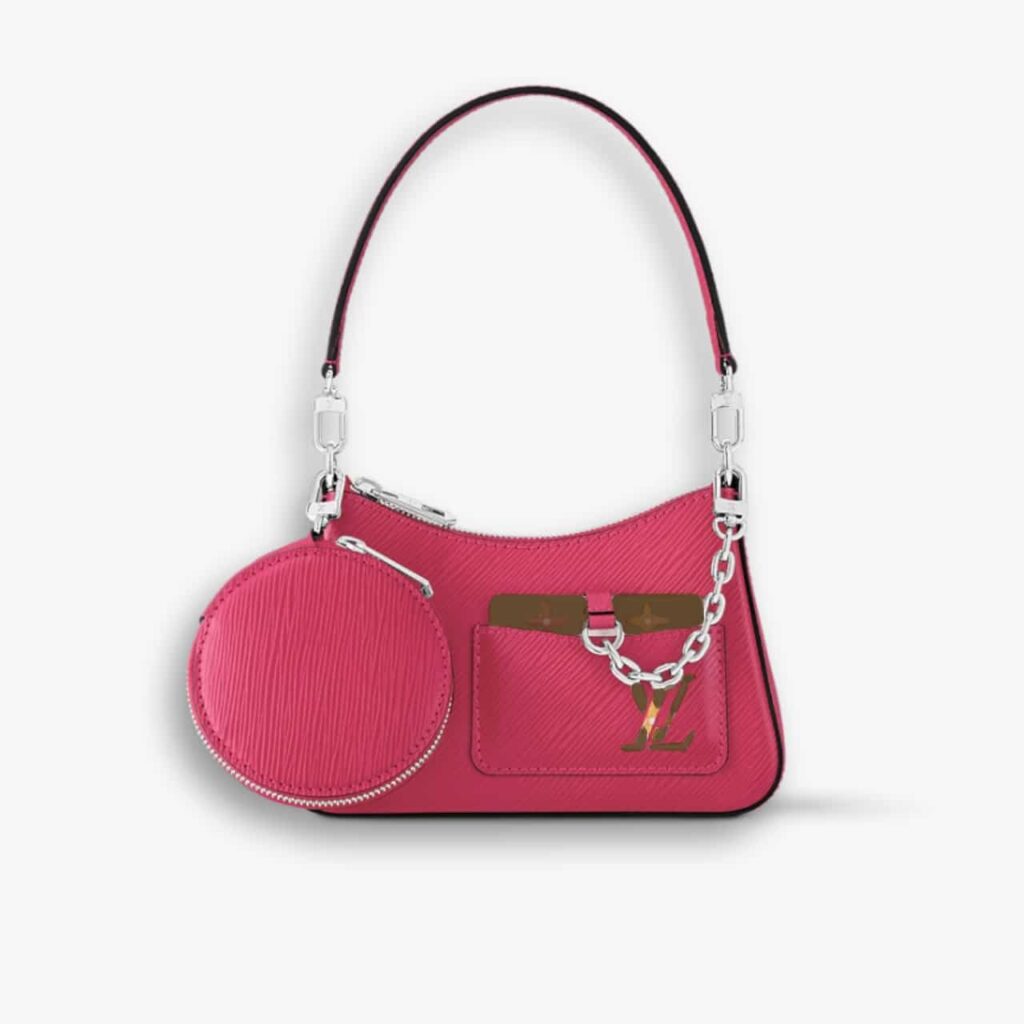 Louis Vuitton Marellini Bag Grenade Pink 20cm M25249