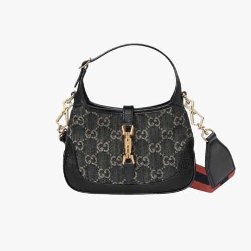 Gucci Jackie 1961 Shoulder Bag Black And Ivory 23cm 685127 UN3AG 1294
