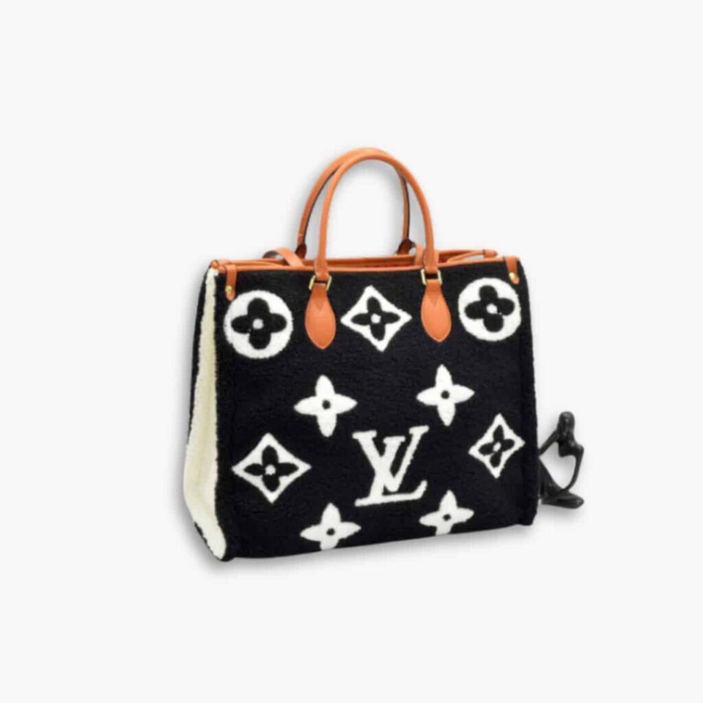Louis Vuitton Monogram Giant Teddy Onthego Black 38cm