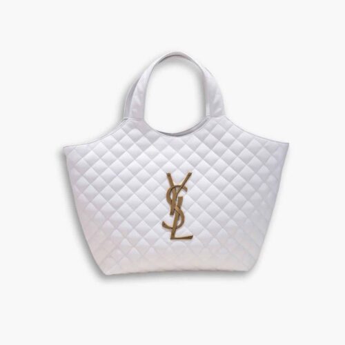 Saint Laurent Icare Maxi Shopping Bag White 50Cm