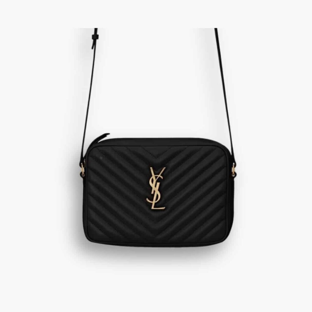 Saint Laurent Lou Camera Bag Black 23cm