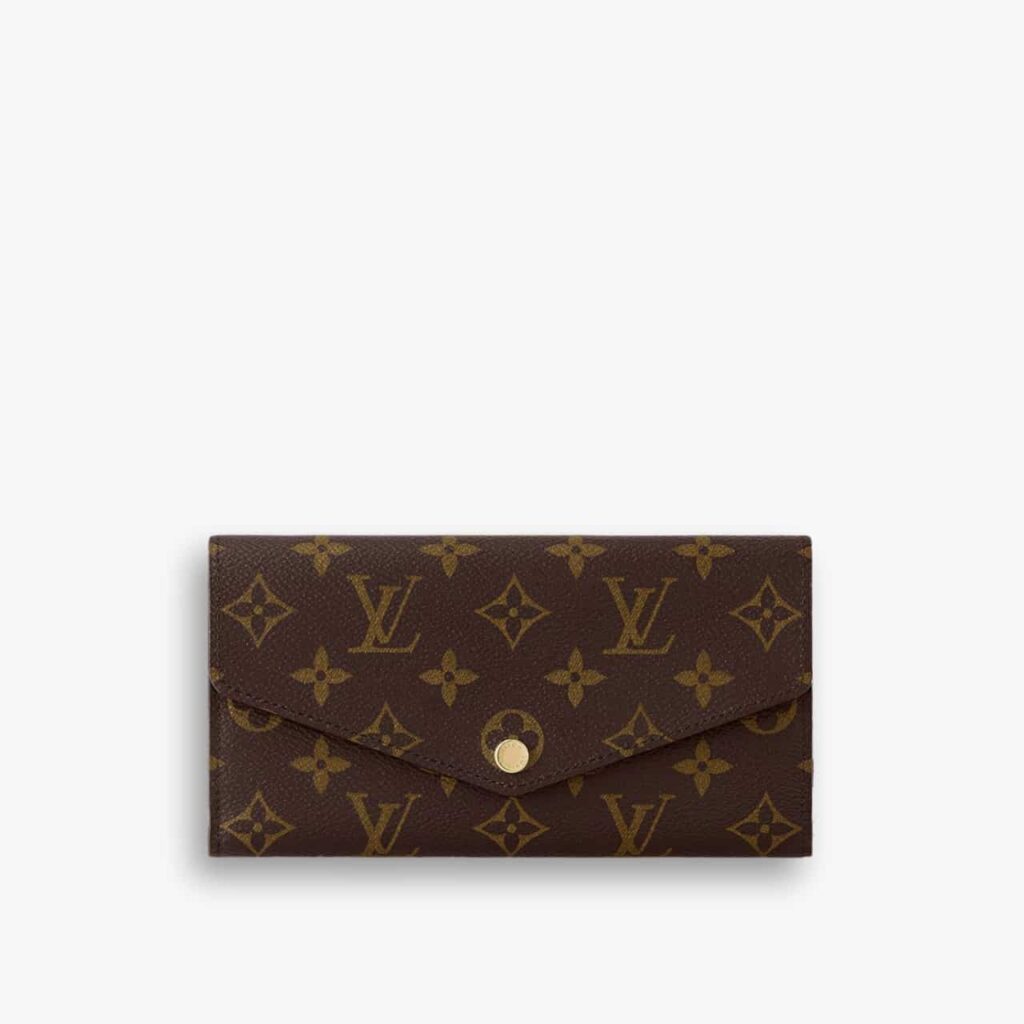 Louis Vuitton Sarah Wallet Monogram Brown 19cm M60531