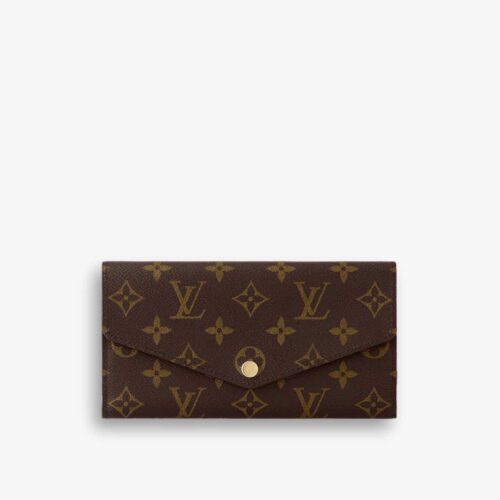 Louis Vuitton Sarah Wallet Monogram Canvas Brown 19cm M60531