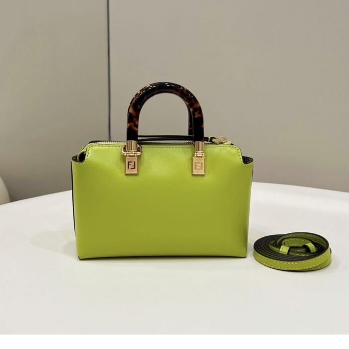 Fendi By The Way Boston Bag Green 17cm 8BS067ABVLF1JCP - Image 3