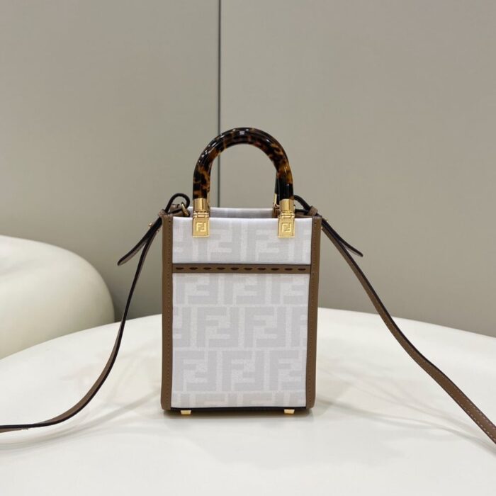 Fendi Sunshine Mini Bag Brown 18cm - Image 3