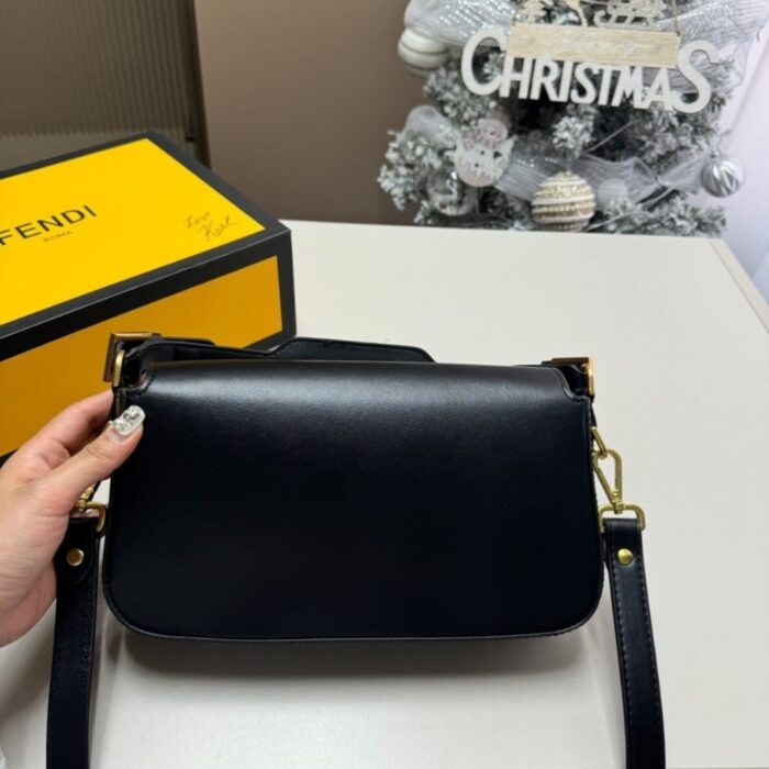 Fendi Baguette Bag Black 25cm 8BR822APG6F1CFJ - Image 5