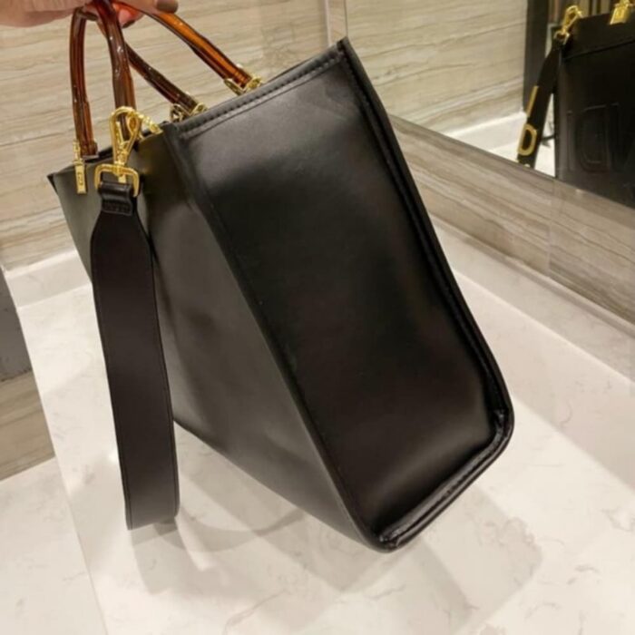 Fendi Sunshine Large Bag Black 41cm 8BH372ABVLF0KUR - Image 4