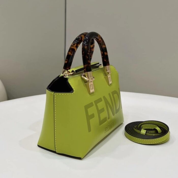 Fendi By The Way Boston Bag Green 17cm 8BS067ABVLF1JCP - Image 5