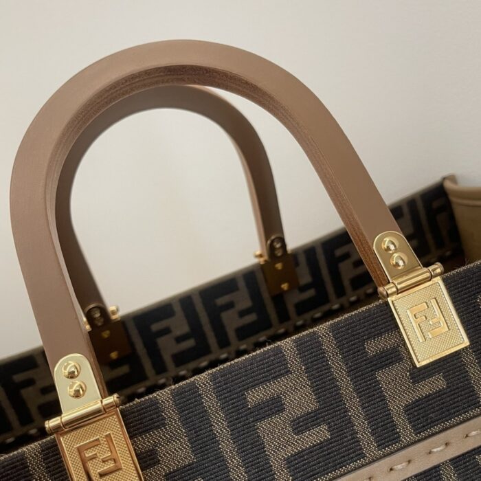 Fendi Sunshine Bag FF Brown 35cm - Image 5