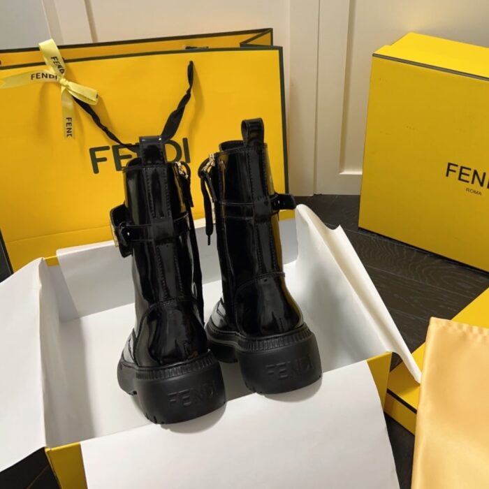 Fendi Graphy Biker Boots - Image 4