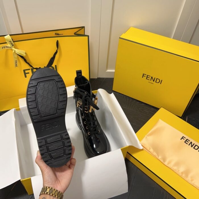 Fendi Graphy Biker Boots - Image 6