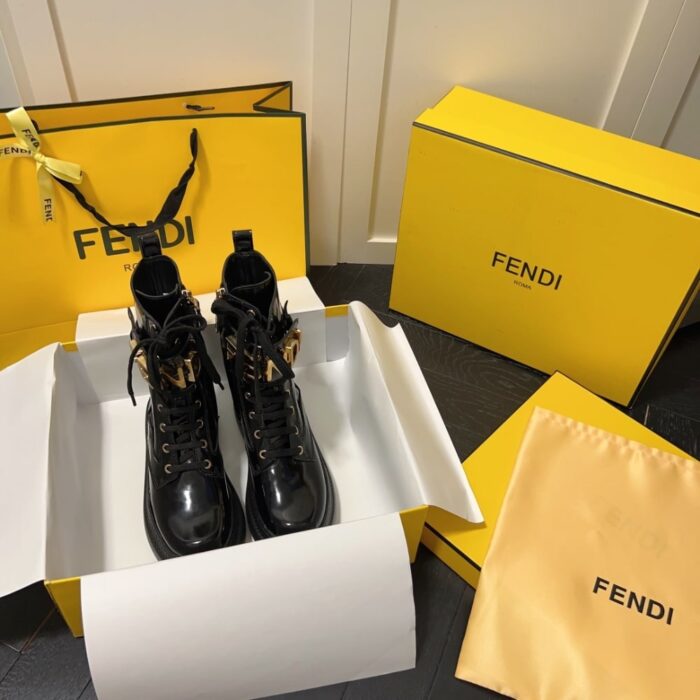 Fendi Graphy Biker Boots - Image 8