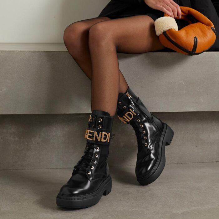Fendi Graphy Biker Boots - Image 9