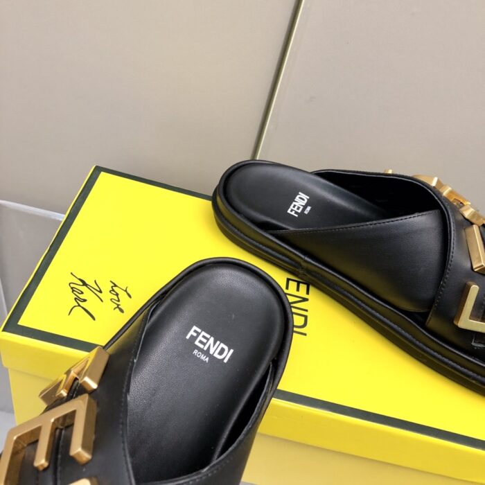 Fendi Fendigraphy Slides Black 8X8289AI1RF1H1K - Image 7