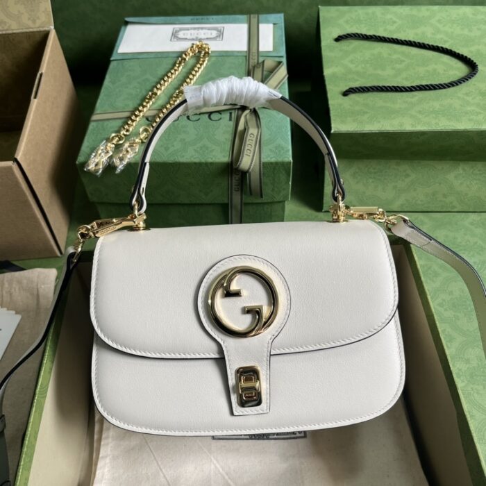 Gucci Blondie Top Handle Bag White 23cm ‎735101 UXX0G 9022 - Image 2