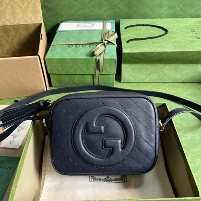Gucci Blondie Small Shoulder Bag Black 21cm ‎742360 1IV0G 1000 - Image 2