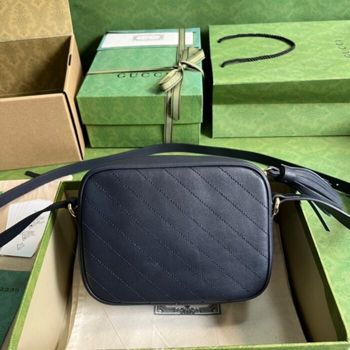 Gucci Blondie Small Shoulder Bag Black 21cm ‎742360 1IV0G 1000 - Image 3