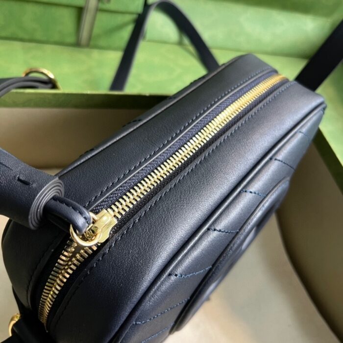 Gucci Blondie Small Shoulder Bag Black 21cm ‎742360 1IV0G 1000 - Image 6