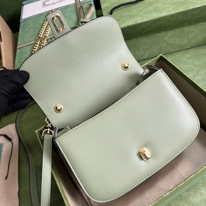 Gucci Blondie Top Handle Bag Light Green 23cm 735101 UXX0G 3408 - Image 5