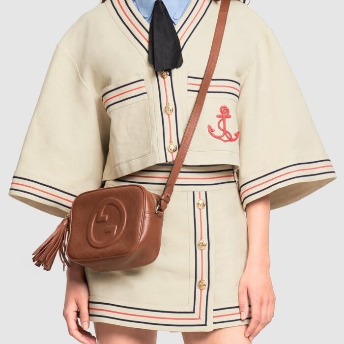 Gucci Blondie Small Shoulder Bag Brown 21cm ‎742360 1IV0G 6420 - Image 9