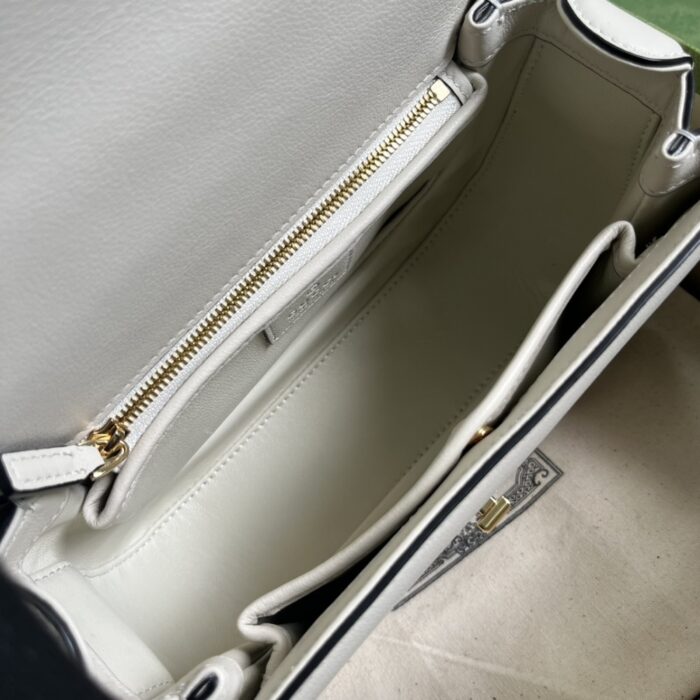 Gucci Blondie Top Handle Bag White 23cm ‎735101 UXX0G 9022 - Image 8