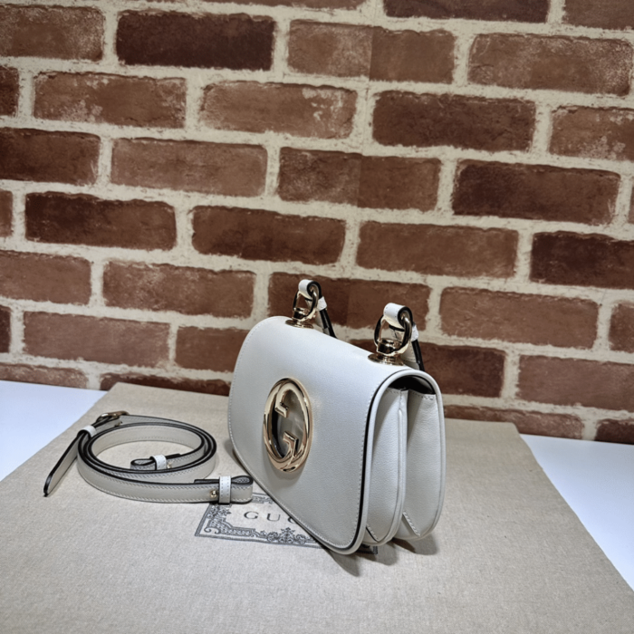 Gucci Blondie Mini Shoulder Bag White 21cm 698643 UXXAG 9161 - Image 8