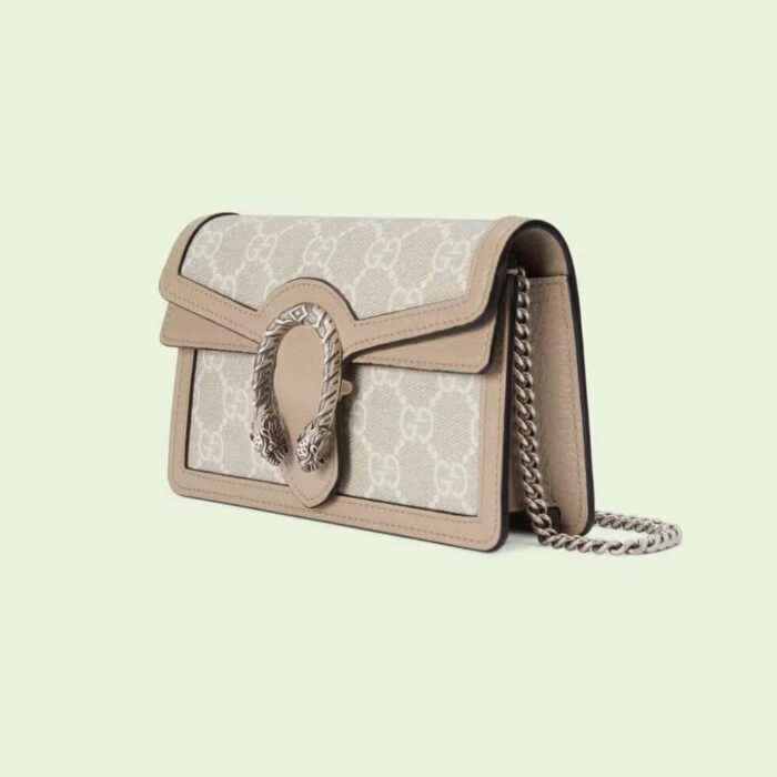 Gucci Dionysus Mini Bag Beige and White 16.5 cm 476432 UULBN 9683 - Image 3