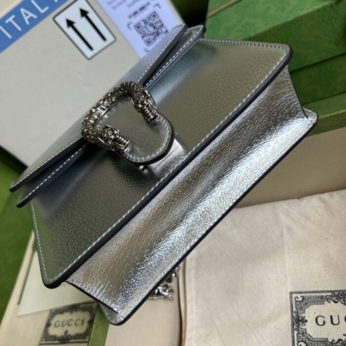 Gucci Dionysus Mini Bag Silver 20 cm 696804 1TRCN 1281 - Image 4