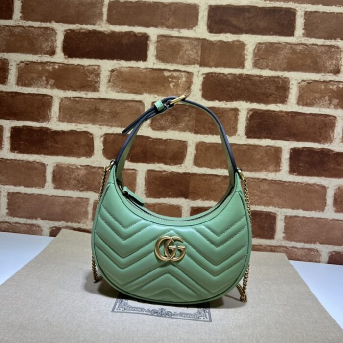 Gucci Marmont Mini Bag Green 21.5 cm 699514 AABZN 6707 - Image 2