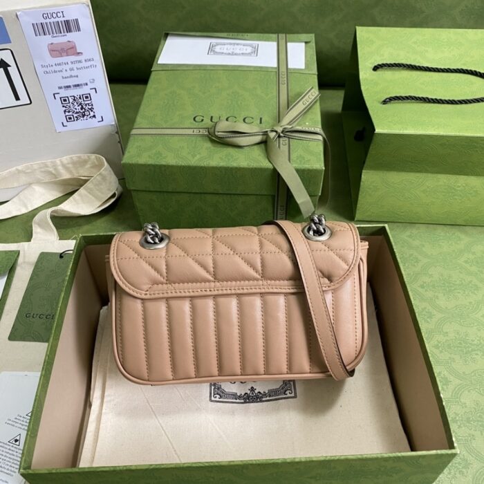 Gucci Marmont Mini Bag Beige 23 cm 446744 UM8AN 2754 - Image 3