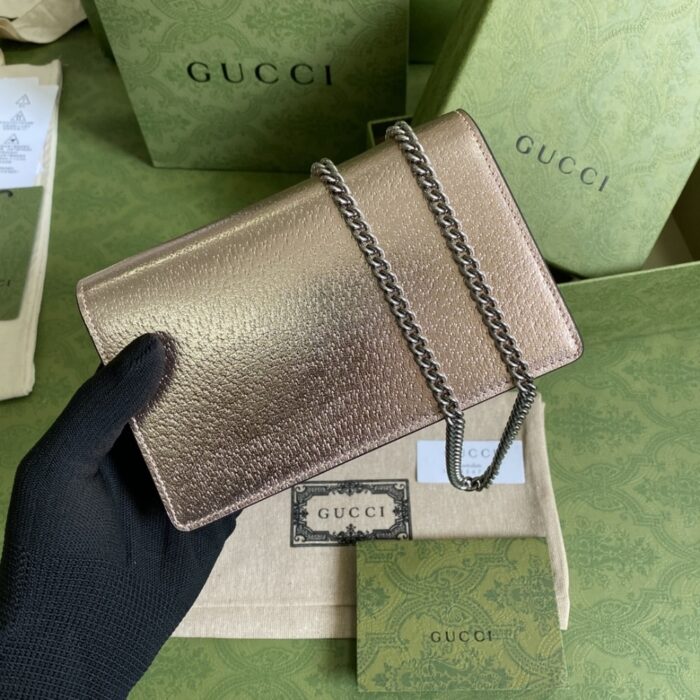 Gucci Dionysus Super Mini Bag Gold 16.5 cm 476432 1TRBN 8089 - Image 3