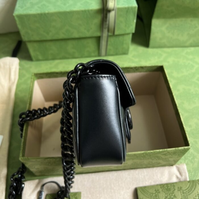 Gucci Marmont Bag Black 16.5 cm 699757 UM8KV 1000 - Image 5
