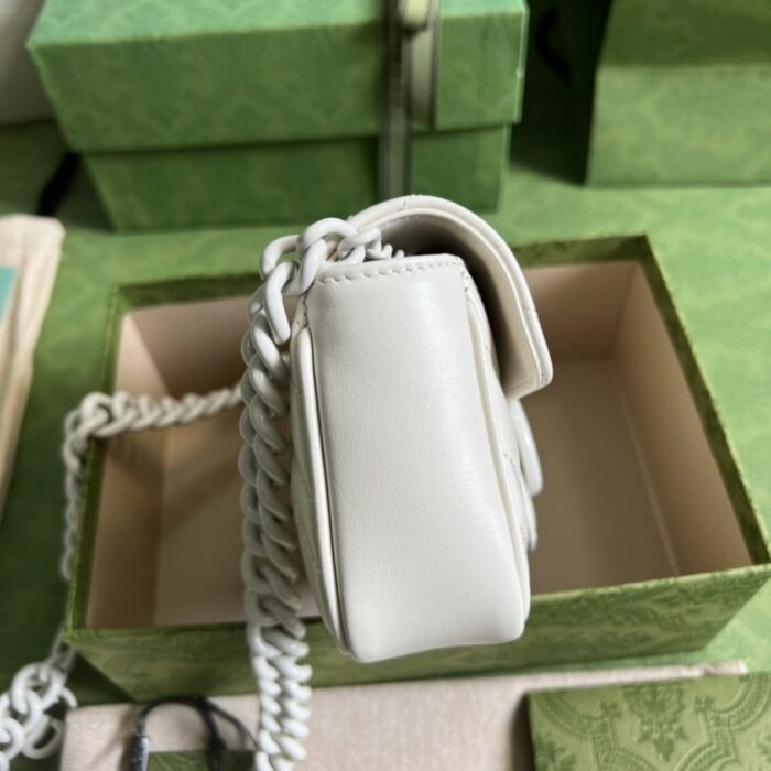 Gucci Marmont Bag White 16.5 cm 699757 UM8KV 9022 - Image 5