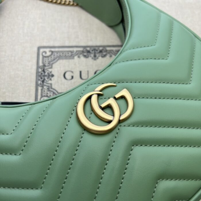 Gucci Marmont Mini Bag Green 21.5 cm 699514 AABZN 6707 - Image 6