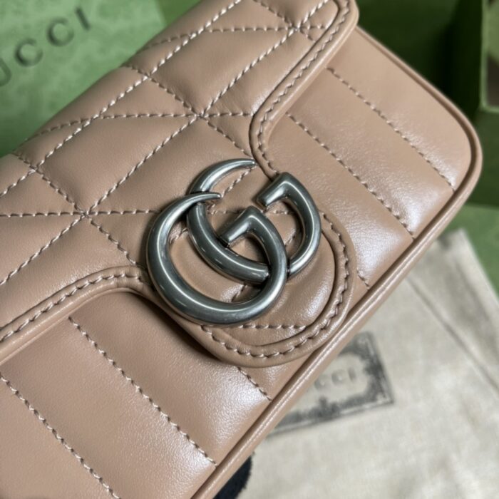 Gucci Marmont Bag Beige 16.5 cm 476433 DTD5N 2754 - Image 6