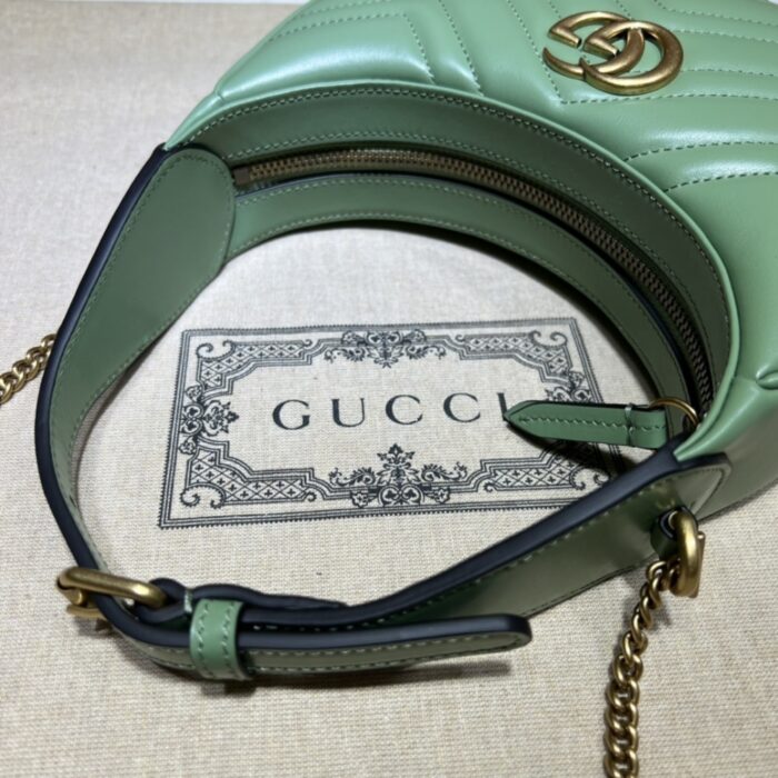Gucci Marmont Mini Bag Green 21.5 cm 699514 AABZN 6707 - Image 7