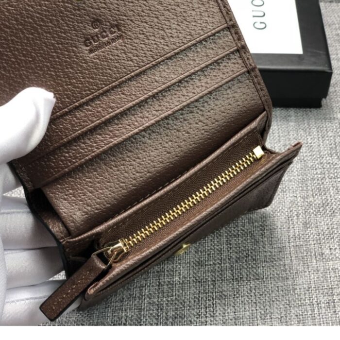 Gucci Ophidia Card Case Wallet Brown 11cm 523155 96IWG 8745 - Image 3