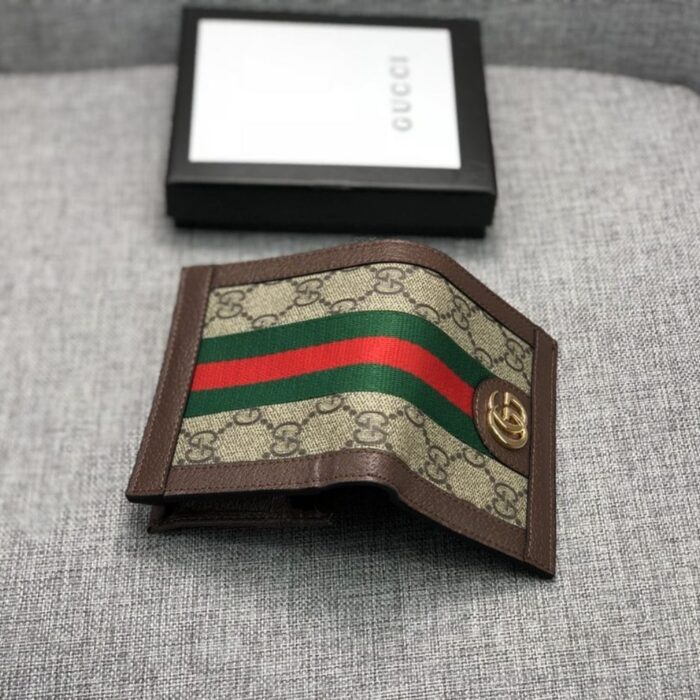 Gucci Ophidia Card Case Wallet Brown 11cm 523155 96IWG 8745 - Image 5