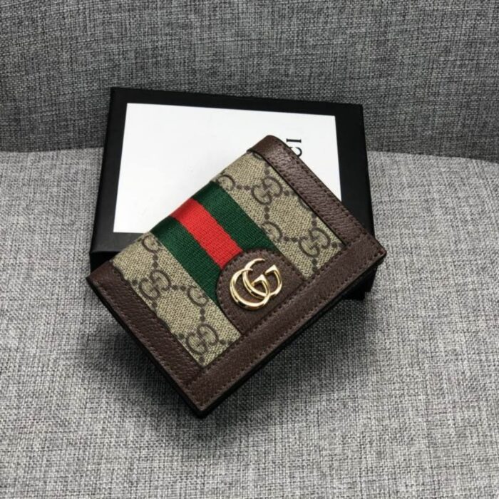 Gucci Ophidia Card Case Wallet Brown 11cm 523155 96IWG 8745 - Image 6