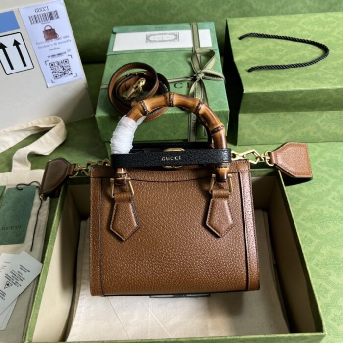 Gucci Diana Tote Bag Brown 20cm 702732 U3ZDT 2549 - Image 3
