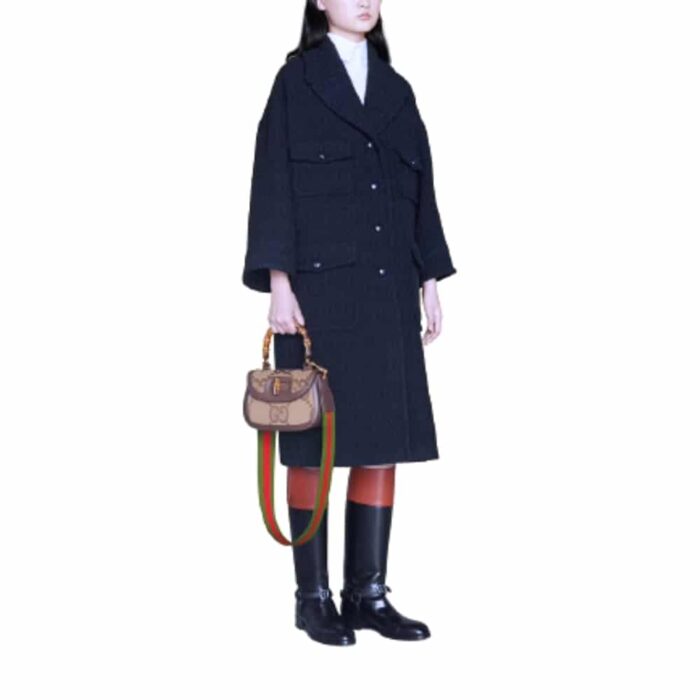 Gucci Bamboo 1947 Small Bag Brown 21cm 675797 UKMDT 2570 - Image 8