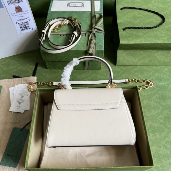 Gucci Horsebit 1955 Bag 22cm White ‎703848 AAA7G 9022 - Image 3