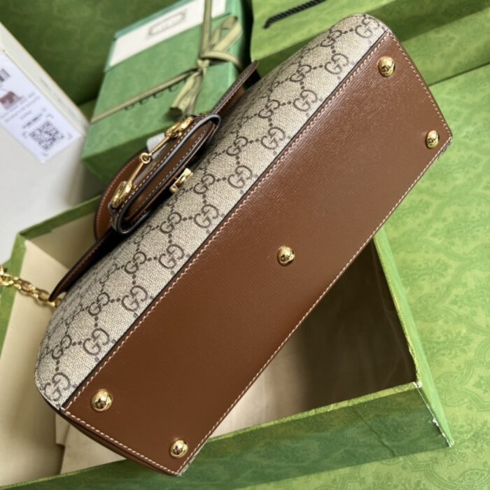 Gucci Horsebit 1955 Bag Ebony Brown 29cm 702049 9AAAJ 8563 - Image 4