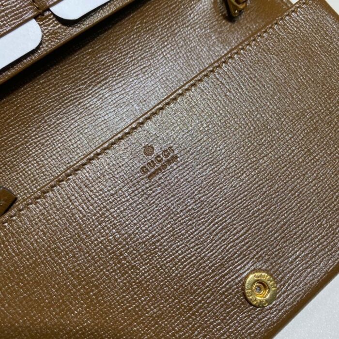 Gucci Horsebit 1955 Wallet Brown 19cm 621892 92TCG 8563 - Image 5