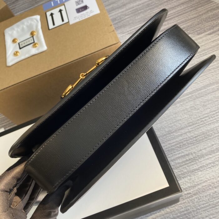 Gucci Horsebit 1955 Bag Black 25cm 602204 1DB0G 1000 - Image 5