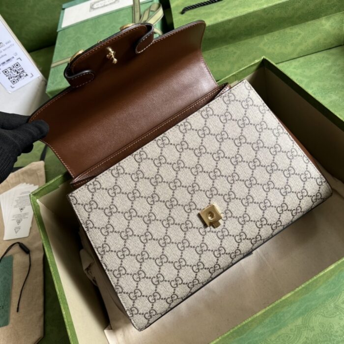 Gucci Horsebit 1955 Bag Ebony Brown 29cm 702049 9AAAJ 8563 - Image 6