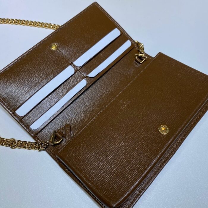 Gucci Horsebit 1955 Wallet Brown 19cm 621892 92TCG 8563 - Image 7