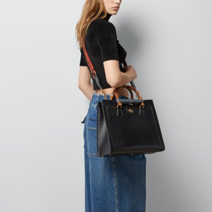 Gucci Diana Tote Bag Black 35cm ‎‎678842 U3ZDT 1073 - Image 7