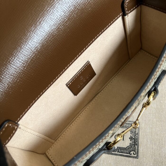 Gucci Horsebit 1955 Bag Brown 18cm 699296 92TCG 8563 - Image 7